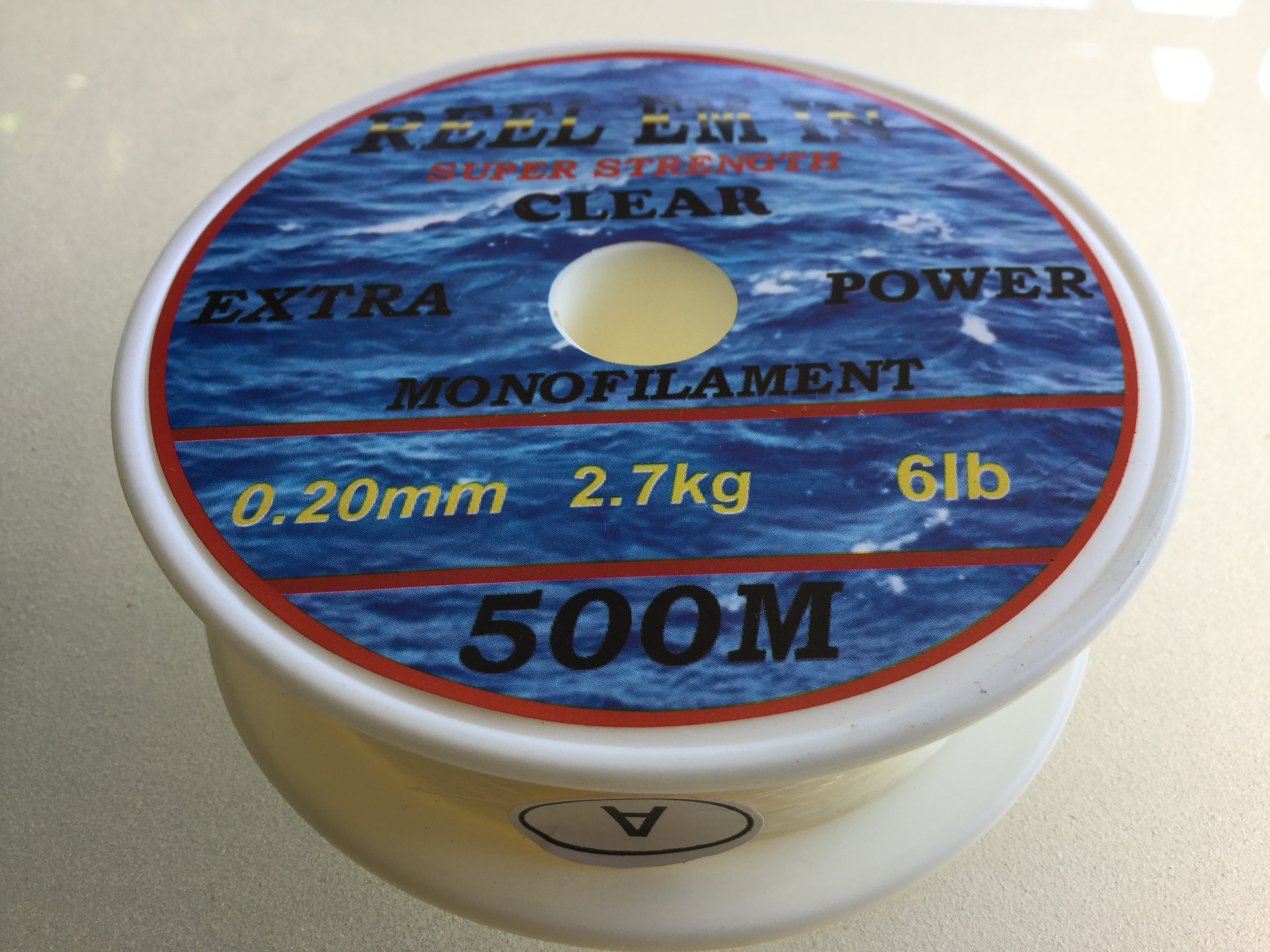 500m Spool of 8lb Clear Platypus Monoflex Mono Fishing Line - Aussie Made  Line