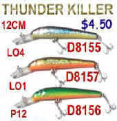  PRINCE 12CM THUNDER KILLER LURES