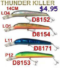  PRINCE THUNDER KILLER 14CM LURES